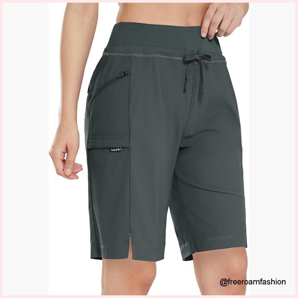 Women's Quick Dry Hiking Cargo Shorts 9"/11" Inseam UPF 50 Lightweight